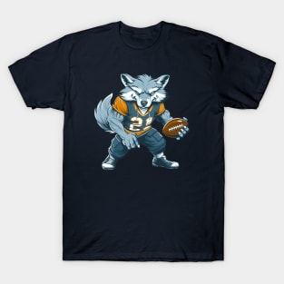 American Football Wolves Touchdown T-Shirt
